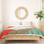 Diagonal Color Blocking - Rainbow Moon Duvet Cover Gallery Image 3