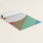 Diagonal Color Blocking - Rainbow Moon Yoga Mat Gallery Image 2