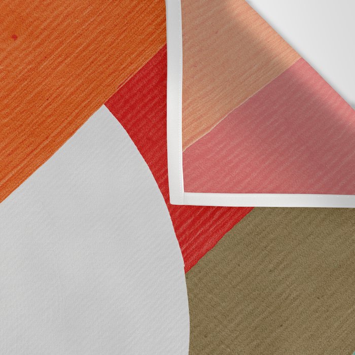 Diagonal Color Blocking - Rainbow Moon Wall Tapestry Gallery Image 3