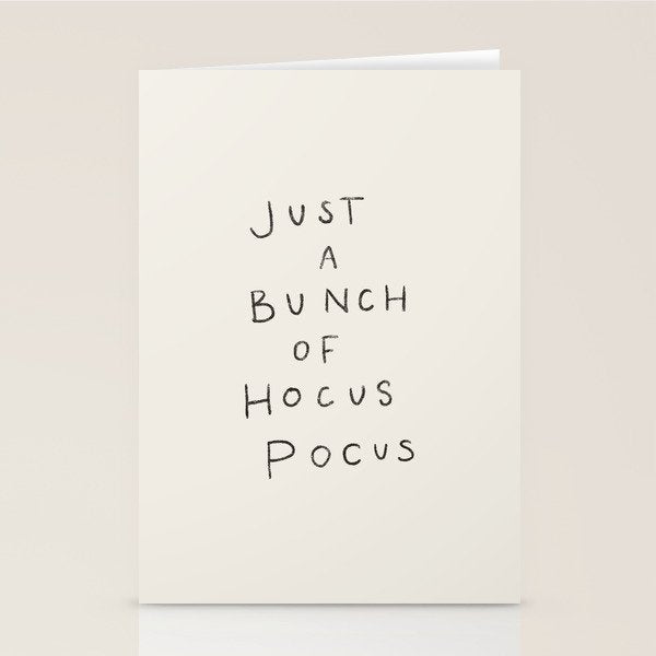 Hocus Pocus Neutral Stationery Card Gallery Image 1