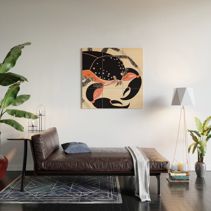 Mystic Crab Wood Wall Art Gallery Image 2