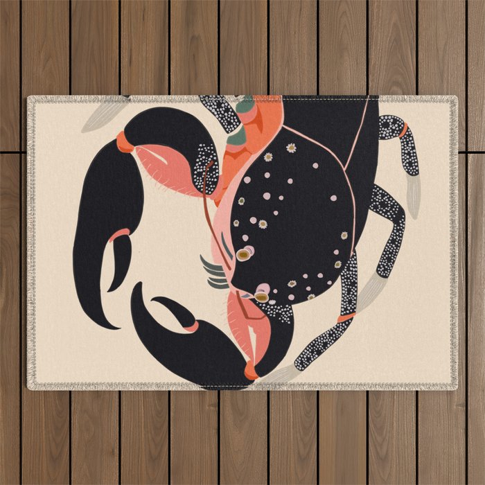 Mystic Crab Outdoor Rug Gallery Image 1