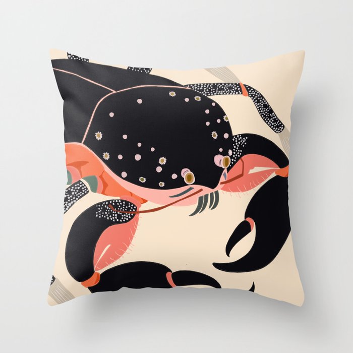 Mystic Crab Throw Pillow Gallery Image 1