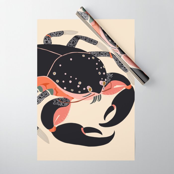 Mystic Crab Wrapping Paper Gallery Image 1