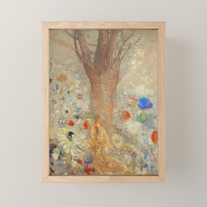 Odilon Redon - The Buddha (1904) Mini Art Print Gallery Image 1