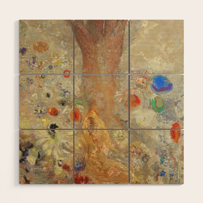 Odilon Redon - The Buddha (1904) Wood Wall Art Gallery Image 1