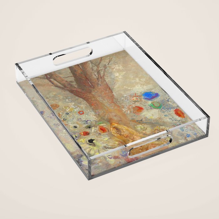 Odilon Redon - The Buddha (1904) Acrylic Tray Gallery Image 1