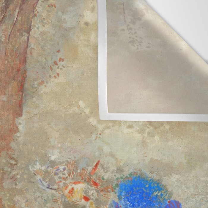 Odilon Redon - The Buddha (1904) Wall Tapestry Gallery Image 3