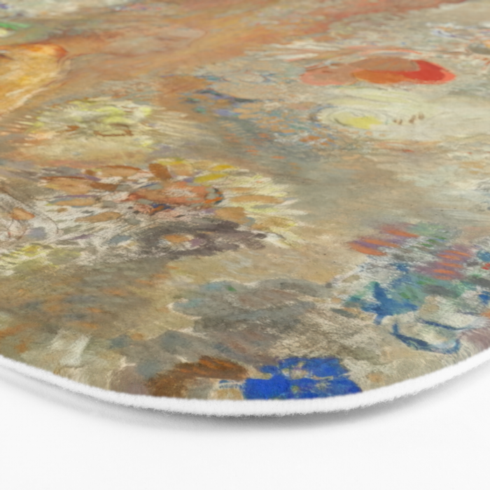 Odilon Redon - The Buddha (1904) Bath Mat Gallery Image 3