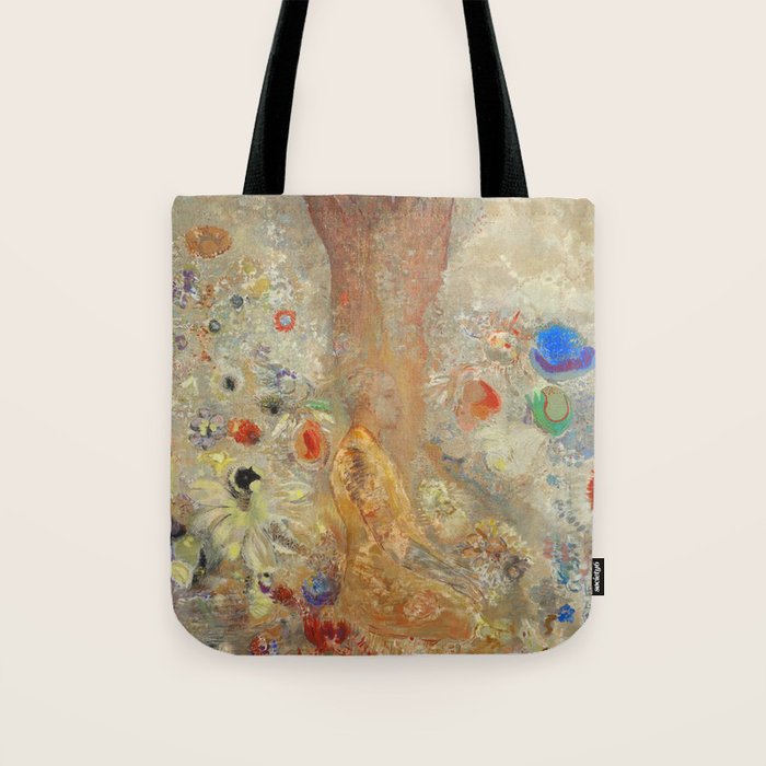 Odilon Redon - The Buddha (1904) Tote Bag Gallery Image 1