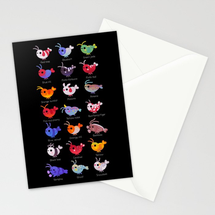 Freshwater shrimp - name Stationery Card Gallery Image 2