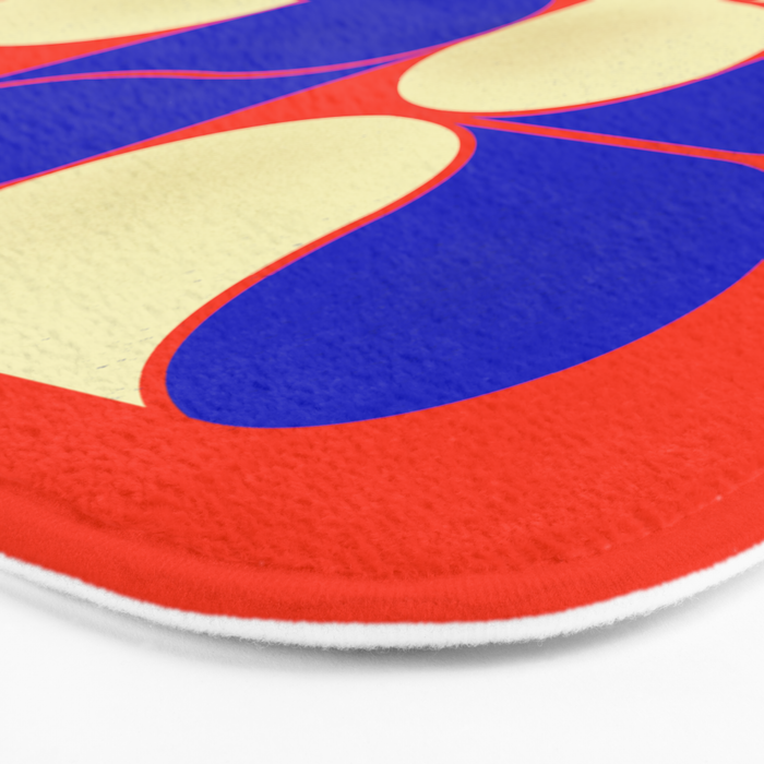 Mid-century geometric shapes-no10 Bath Mat Gallery Image 3