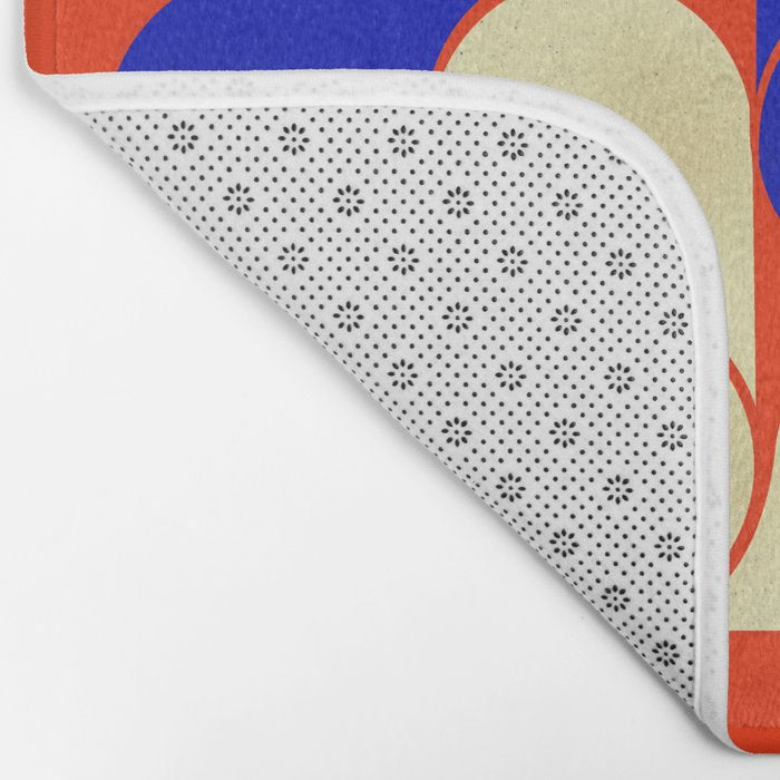 Mid-century geometric shapes-no10 Bath Mat Gallery Image 2