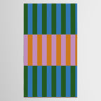 Abstraction_GEOMETRIC_STRIPE_LINE_COLORFUL_POP_ART_0701L Tablecloth Gallery Image 2