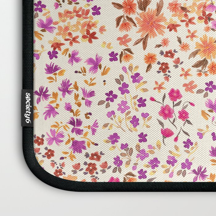 Pink summer blooming Laptop Sleeve Gallery Image 3