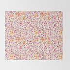 Pink summer blooming Throw Blanket Gallery Image 2