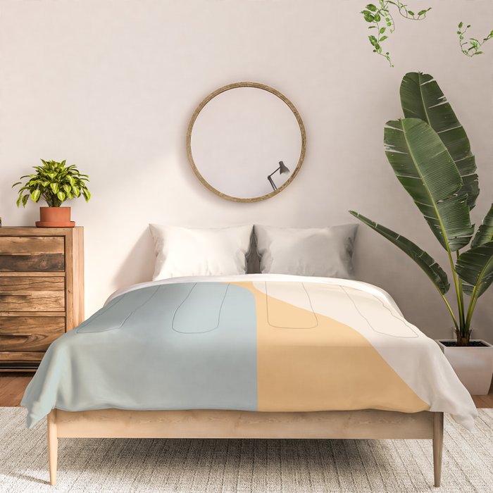 Almond Abstract XIII Comforter Gallery Image 3
