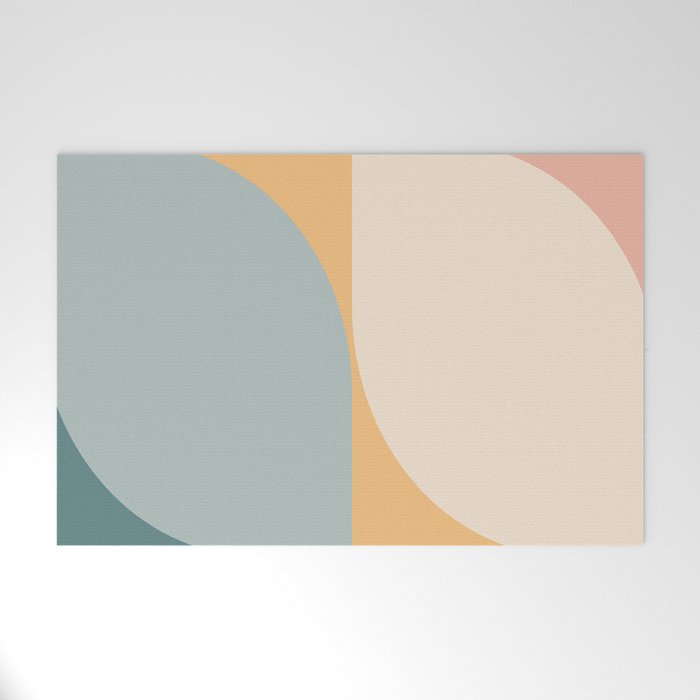 Almond Abstract XIII Welcome Mat Gallery Image 1