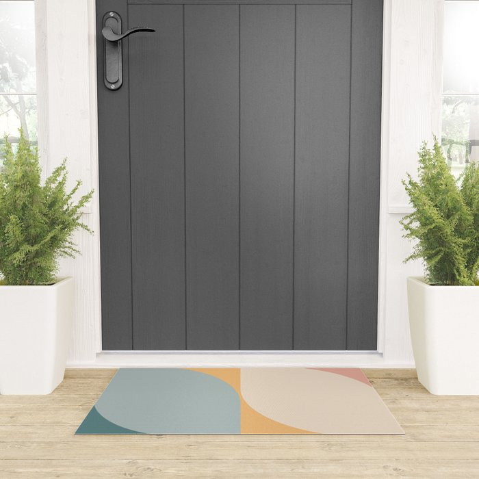 Almond Abstract XIII Welcome Mat Gallery Image 3