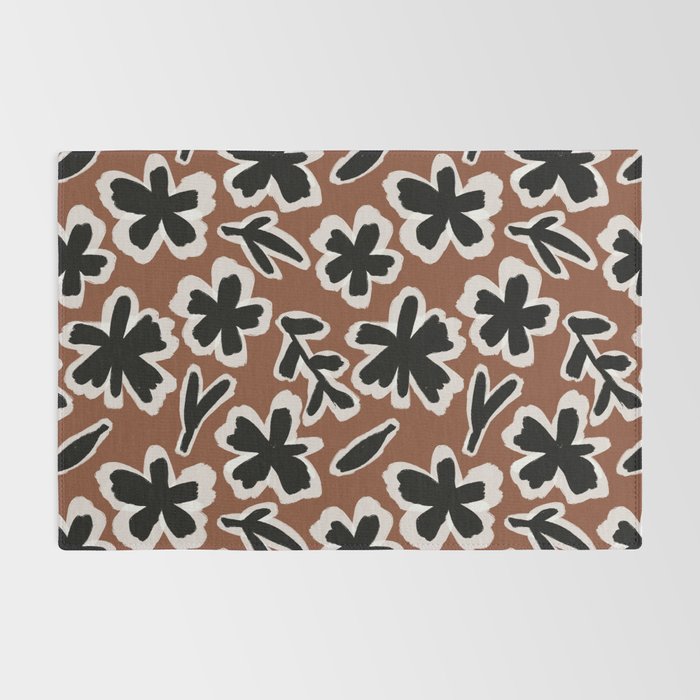 Black Florals #2 Rug Gallery Image 2