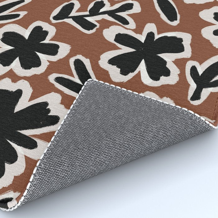 Black Florals #2 Rug Gallery Image 4