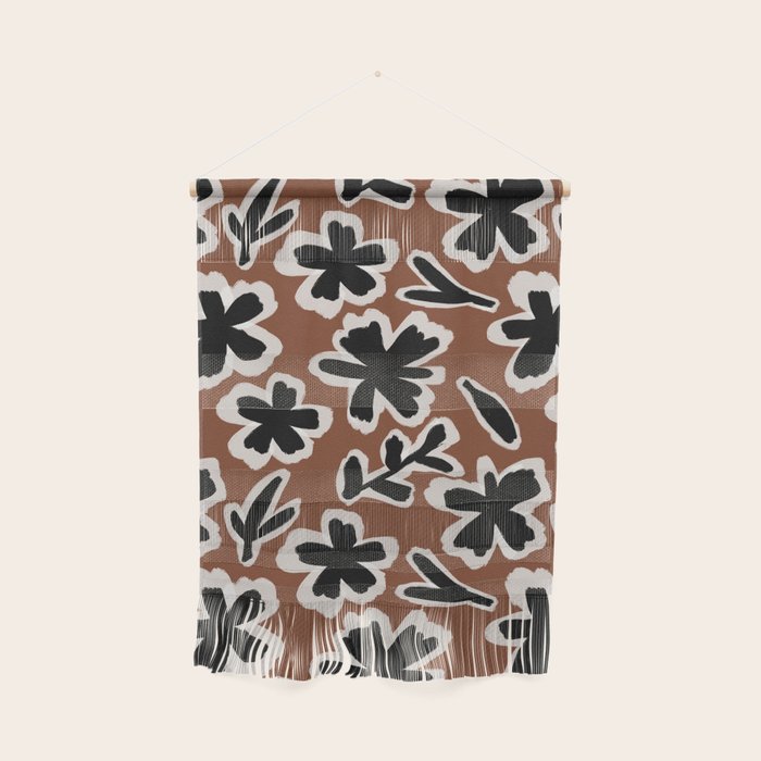 Black Florals #2 Wall Hanging Gallery Image 1