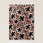 Black Florals #2 Stationery Card Gallery Image 2