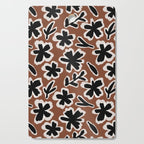 Black Florals #2 Cutting Board Gallery Image 1