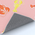 Pink Lobster Pattern Rug Gallery Image 4