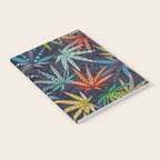 boho weed midnight Notebook Gallery Image 2