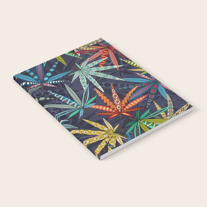 boho weed midnight Notebook Gallery Image 2