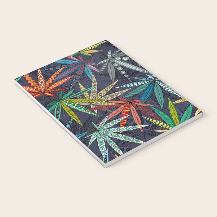 boho weed midnight Notebook Gallery Image 3
