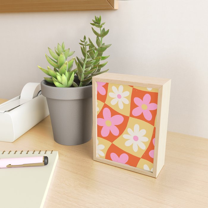 Floral thirteen Mini Art Print Gallery Image 2