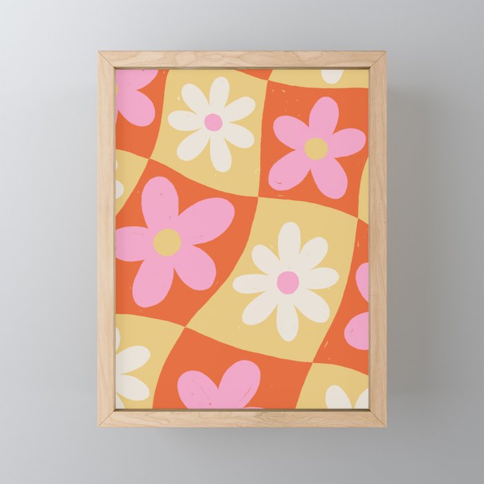 Floral thirteen Mini Art Print Gallery Image 1