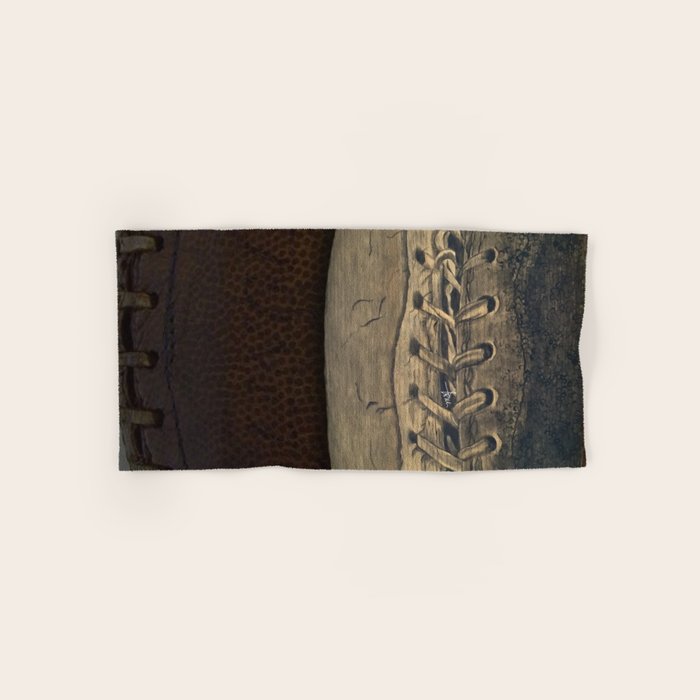 Vintage Football Bath Towel Gallery Image 1