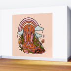 Scorpio Cowboy Boots Wall Mural Gallery Image 2