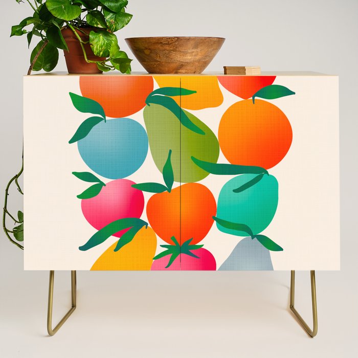 2025 BRIGHT FRUIT MARKET CALENDAR Credenza Gallery Image 1