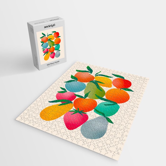 2025 BRIGHT FRUIT MARKET CALENDAR Jigsaw Puzzle Gallery Image 2