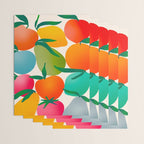 2025 BRIGHT FRUIT MARKET CALENDAR Wrapping Paper Gallery Image 3
