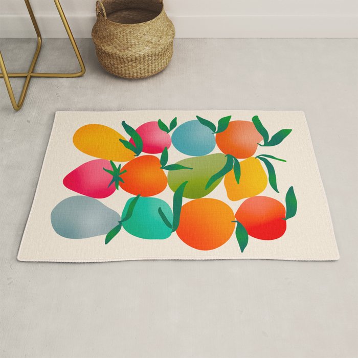 2025 BRIGHT FRUIT MARKET CALENDAR Rug Gallery Image 1