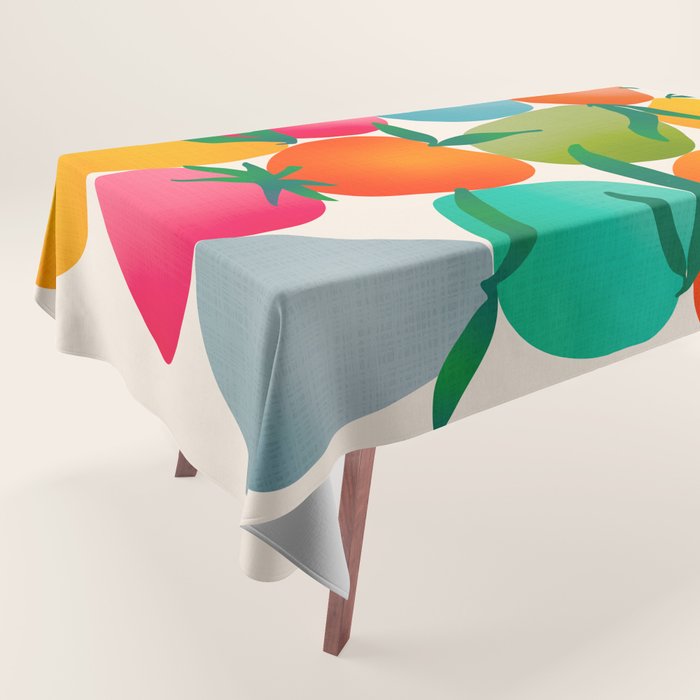 2025 BRIGHT FRUIT MARKET CALENDAR Tablecloth Gallery Image 1