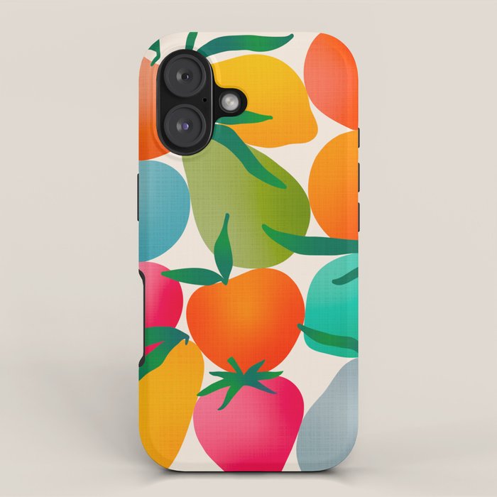 2025 BRIGHT FRUIT MARKET CALENDAR iPhone Case Gallery Image 1