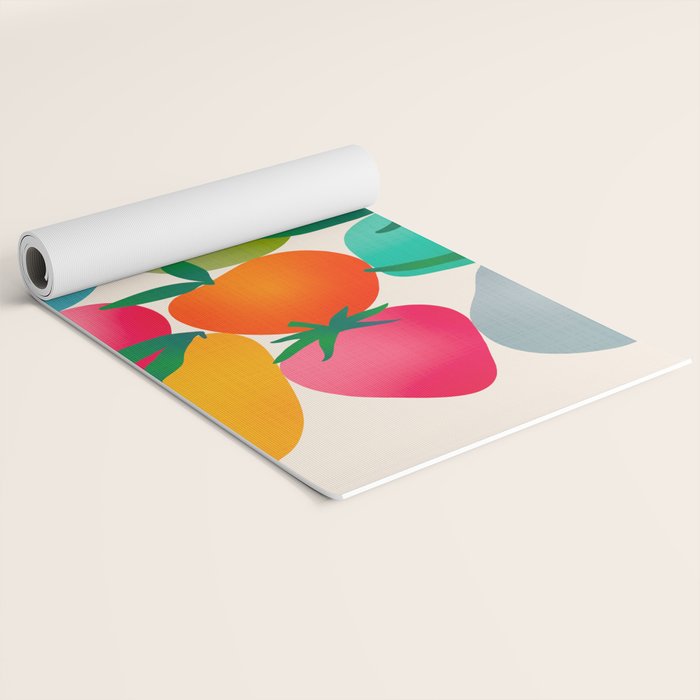 2025 BRIGHT FRUIT MARKET CALENDAR Yoga Mat Gallery Image 2
