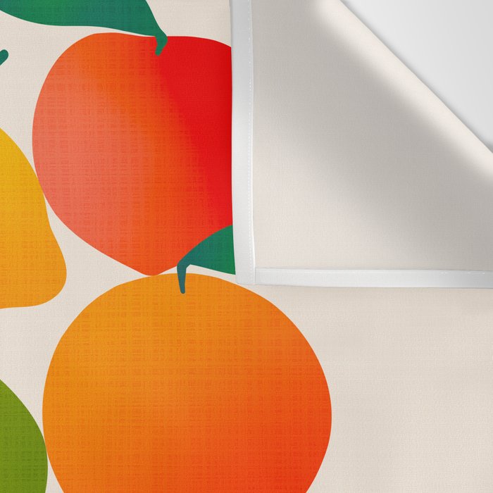 2025 BRIGHT FRUIT MARKET CALENDAR Wall Tapestry Gallery Image 3