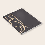 Abstract Line Art Cat 2 Notebook Gallery Image 2