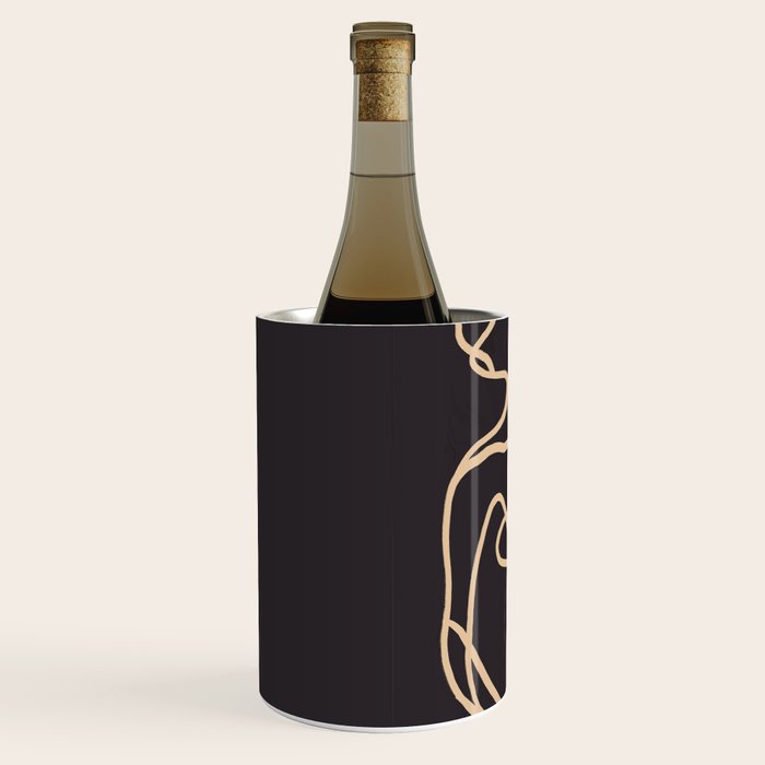 Abstract Line Art Cat 2 Wine Chiller Gallery Image 2