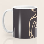 Abstract Line Art Cat 2 Coffee Mug Gallery Image 3