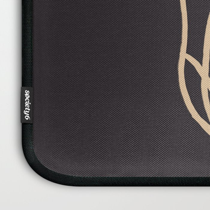 Abstract Line Art Cat 2 Laptop Sleeve Gallery Image 3