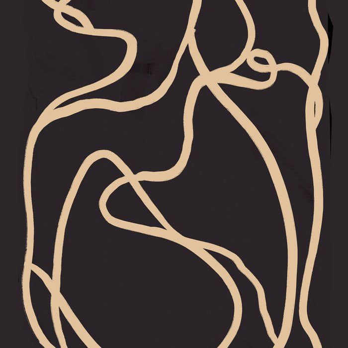 Abstract Line Art Cat 2 Coffee Mug Gallery Image 2