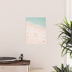 Aerial Beach Summer Bliss - Elegant Minimal Beach People - Ocean - Sea Photography by Ingrid Beddoes Poster Gallery Image 2